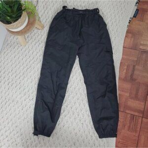 MISTY MOUNTAIN Premium Black Water Resistant Snow/Ski Fleece Snowpants 80s Retro